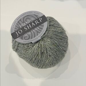 Jo Sharp Silkroad Aran Tweed Yarn color 114 Willow. 17 skeins NWT